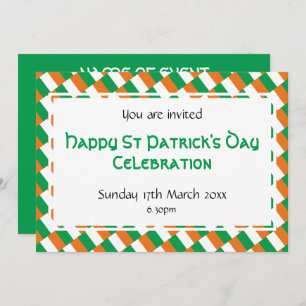 Invitación FELIZ evento del DÍA DE SAN PATRICK