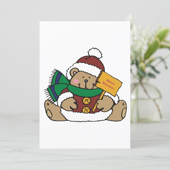 Invitación Feliz feriado Navidad Oso (Subido por el creador)