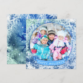 Invitación FELIZ FESTIVIDAD DEL Globe de la Nieve de Invierno