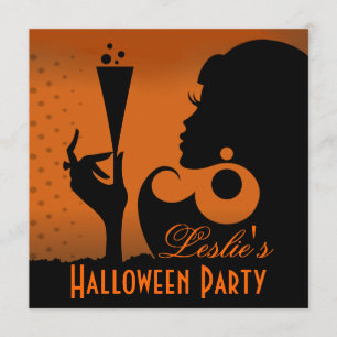 Invitación Feliz Fiesta de cócteles de Halloween