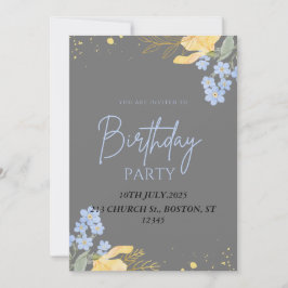 INVITACIÓN FELIZ FIESTA DE CUMPLEAÑOS