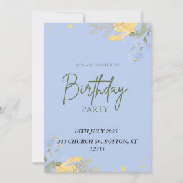 INVITACIÓN FELIZ FIESTA DE CUMPLEAÑOS