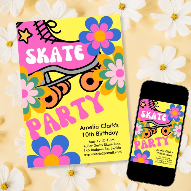 Invitación Feliz Fiesta de esquí (Subido por el creador)