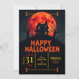 Invitación Feliz Fiesta de Halloween