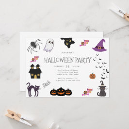 Invitación Feliz Fiesta de Halloween