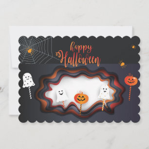 Invitación Feliz Fiesta de Halloween "Trate o Truco" mágico