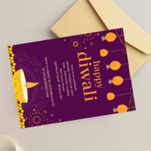 Invitación Feliz Fiesta Diwali