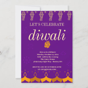 INVITACIÓN FELIZ FIESTA DIWALI
