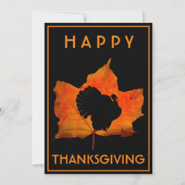 INVITACIÓN FELIZ GRACIAS AL FIESTA DE CENA TURQUÍA