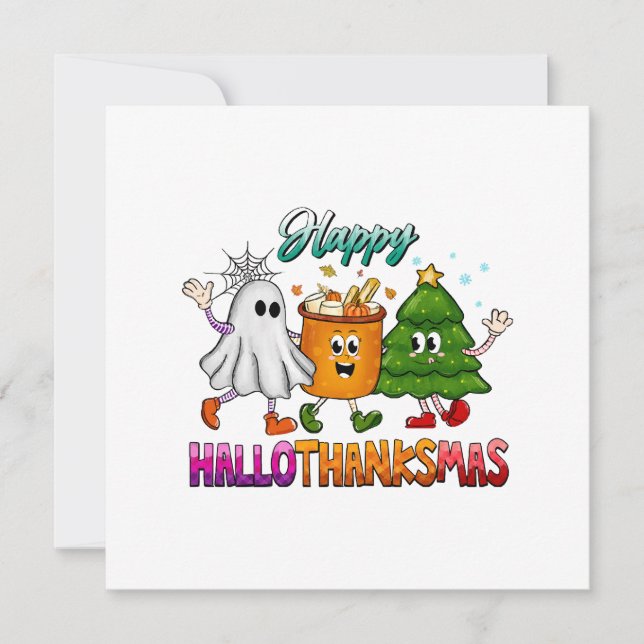 Invitación Feliz Hallothanksmas (Anverso)