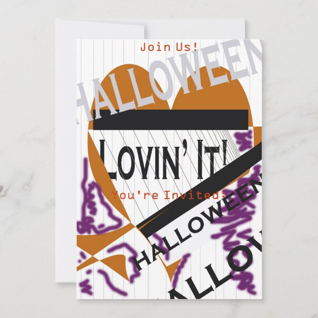 Invitación Feliz Halloween (Anverso)