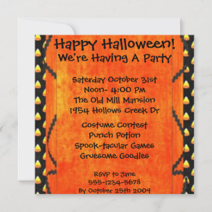 Invitación Feliz Halloween