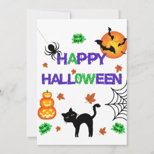 Invitación Feliz Halloween
