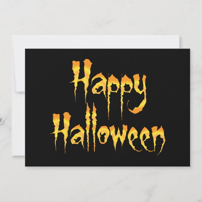 Invitación Feliz Halloween (Anverso)