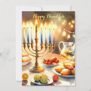 Invitación Feliz Hanukkah