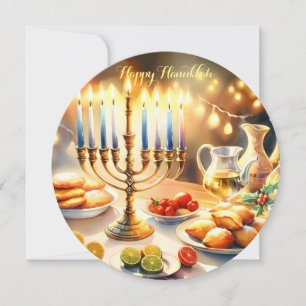 Invitación Feliz Hanukkah