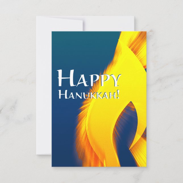 Invitación feliz hanukkah (velaShine) (Anverso)