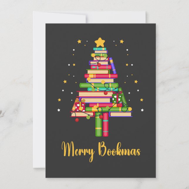 Invitación Feliz Libro Navidad (Anverso)