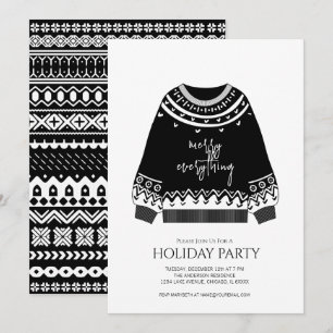 Invitación Feliz moderno Todo Navidades Dulce vacaciones