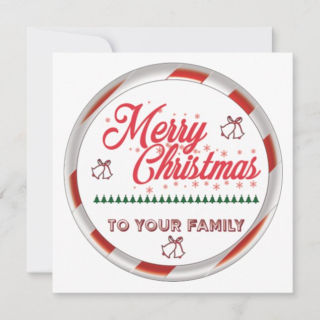 Invitación Feliz navidad (Anverso)