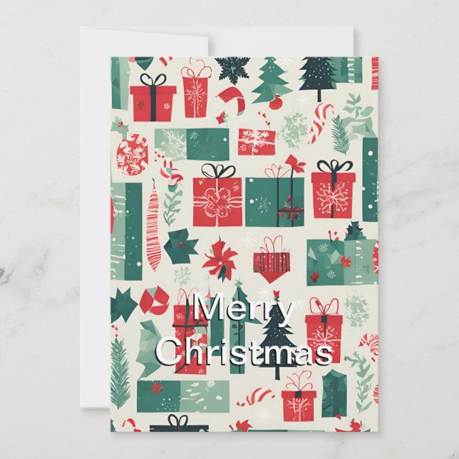 Invitación Feliz Navidad- (Anverso)