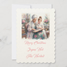 Invitación Feliz Navidad Abuela