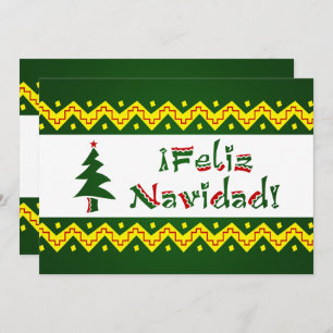 Invitación Feliz Navidad arriba