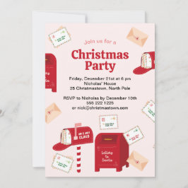 Invitación Feliz Navidad desde el Polo Norte