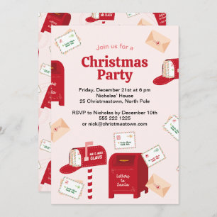 Invitación Feliz Navidad desde el Polo Norte