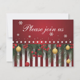 Invitación Feliz Navidad desde (tu familia)