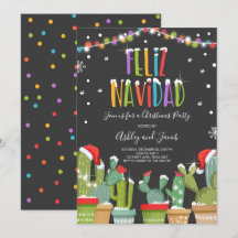 Feliz Navidad Fiesta Navidad invitada