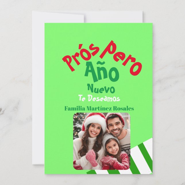Invitación Feliz Navidad Fotos navideñas en español