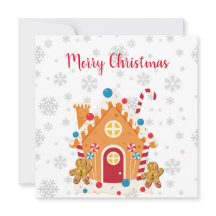 Feliz Navidad Gingerbread House con Gingerbread