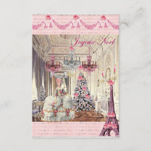 Invitación Feliz Navidad Palacio de Versalles María Antonieta