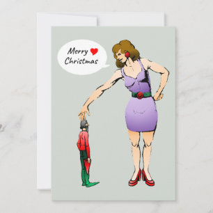 Invitación Feliz Navidad, pequeño Fiesta de Elf