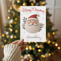 Feliz Navidad Santa - Familia Personalizada