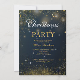 Invitación Feliz Navidad | Tipografía roja