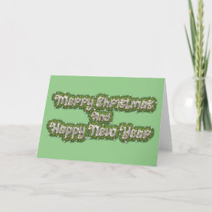 Invitación Feliz Navidad Y Feliz Año Nuevo
