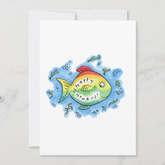 Invitación Feliz Nowruz (Anverso)