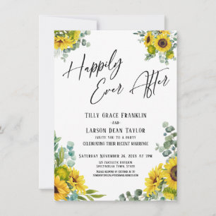 Invitación Feliz Nunca Después De Eucalyptus Fiesta De Giraso