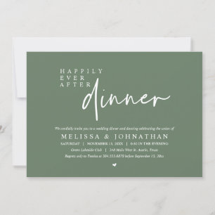 Invitación Feliz Nunca Después Del Baile De Bodas Fiestas De 