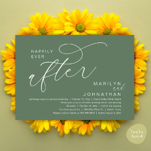 Invitación Feliz Nunca Después Del Baile De Bodas Fiestas De 