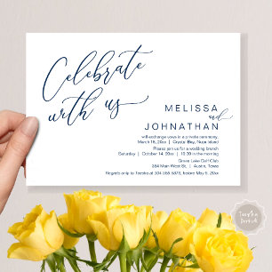 Invitación Feliz Nunca Después Del Brunch De Boda Elopement
