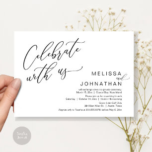 Invitación Feliz Nunca Después Del Brunch De Boda Elopement