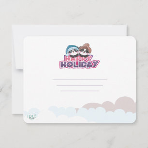 Invitación Feliz Panda de Fiesta