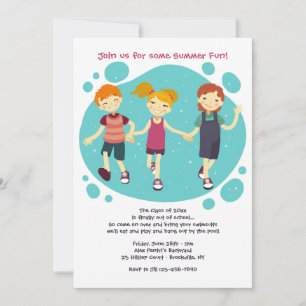 Invitación Feliz para Niños