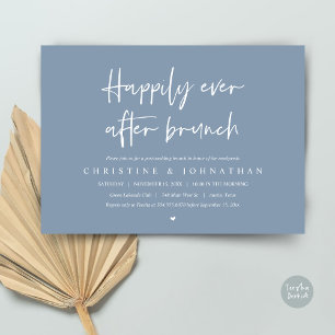 Invitación Feliz para siempre después del brunch, después de 