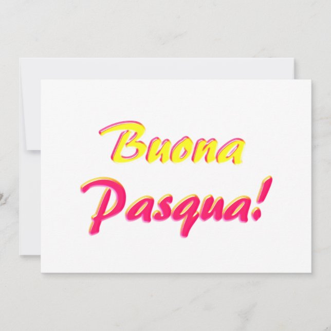 Invitación Feliz Pascua (Anverso)