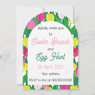 Invitación Feliz Pascua.