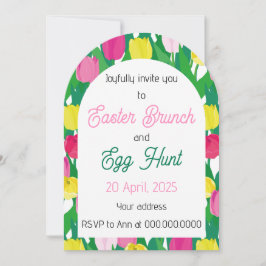 Invitación Feliz Pascua.